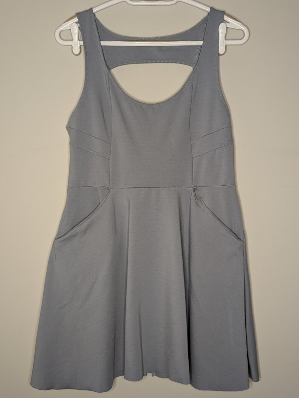 Kimchi Blue Carmin Fit-and-Flare Blue Sleeveless Mini Dress Size L